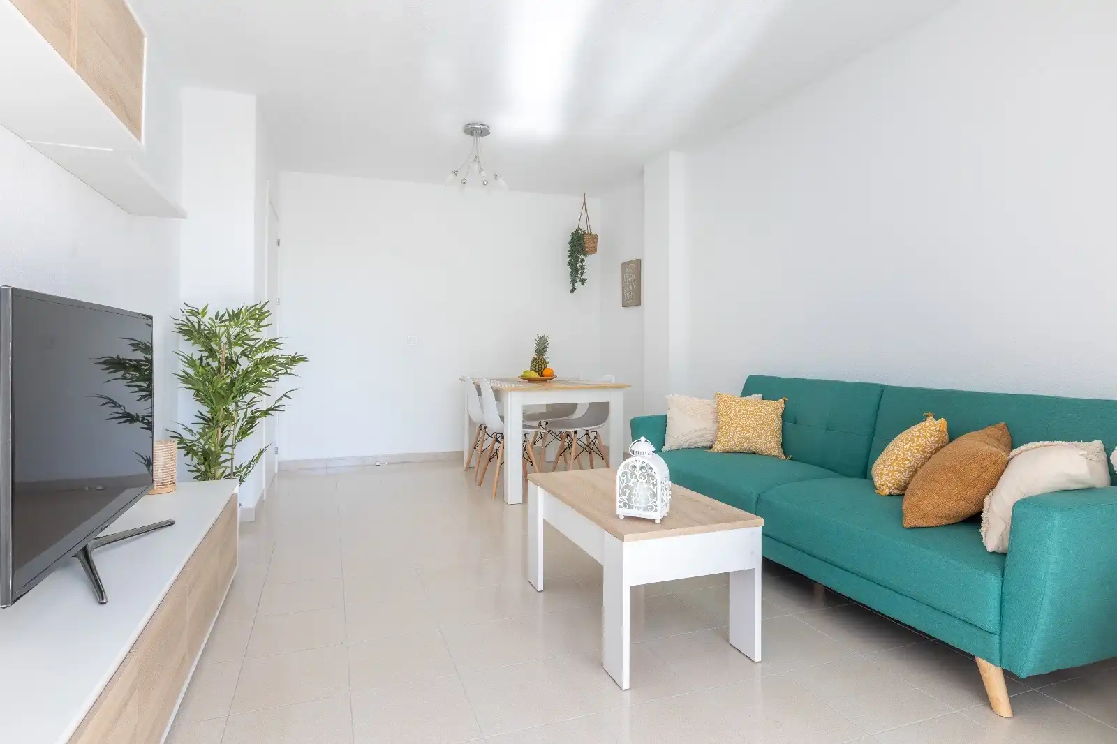 Wohnzimmer von Wohnungen zur Miete in Villajoyosa / La Vila Joiosa mit Terrasse, Schwimmbad und Möbliert