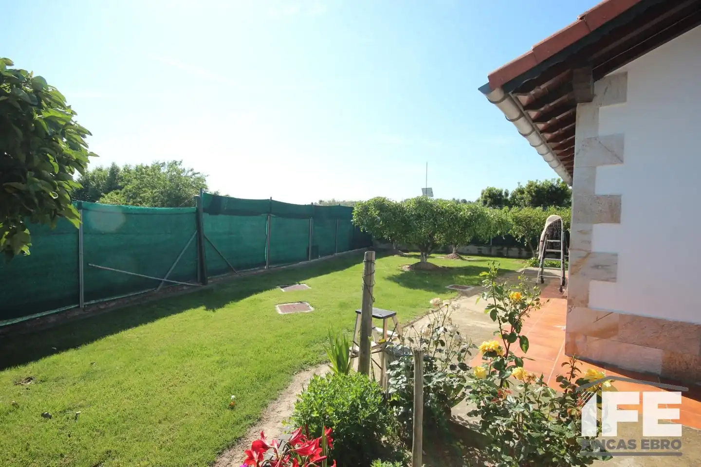 Garten von Country house zum Verkauf in Corella mit Privatgarten, Terrasse und Schwimmbad