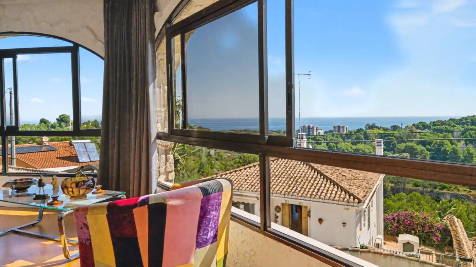 Balcony of Houses for sale in Dénia  with Air Conditioner, Heating and Private garden