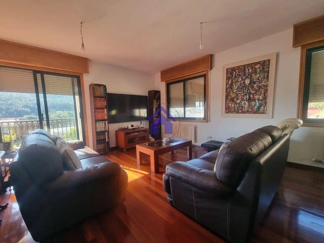 Sala de estar de Casa o chalet en venta en Baiona con Calefacción, Jardín privado y Trastero