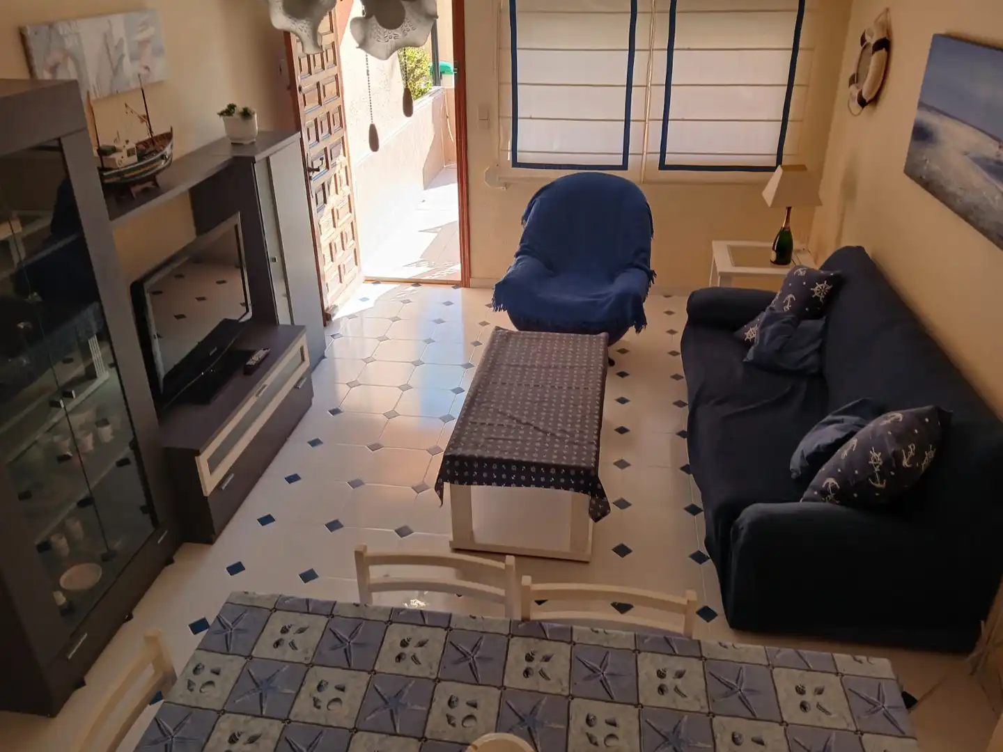 Living room of Houses for rent in La Manga del Mar Menor  with Air Conditioner, Heating and Terrace
