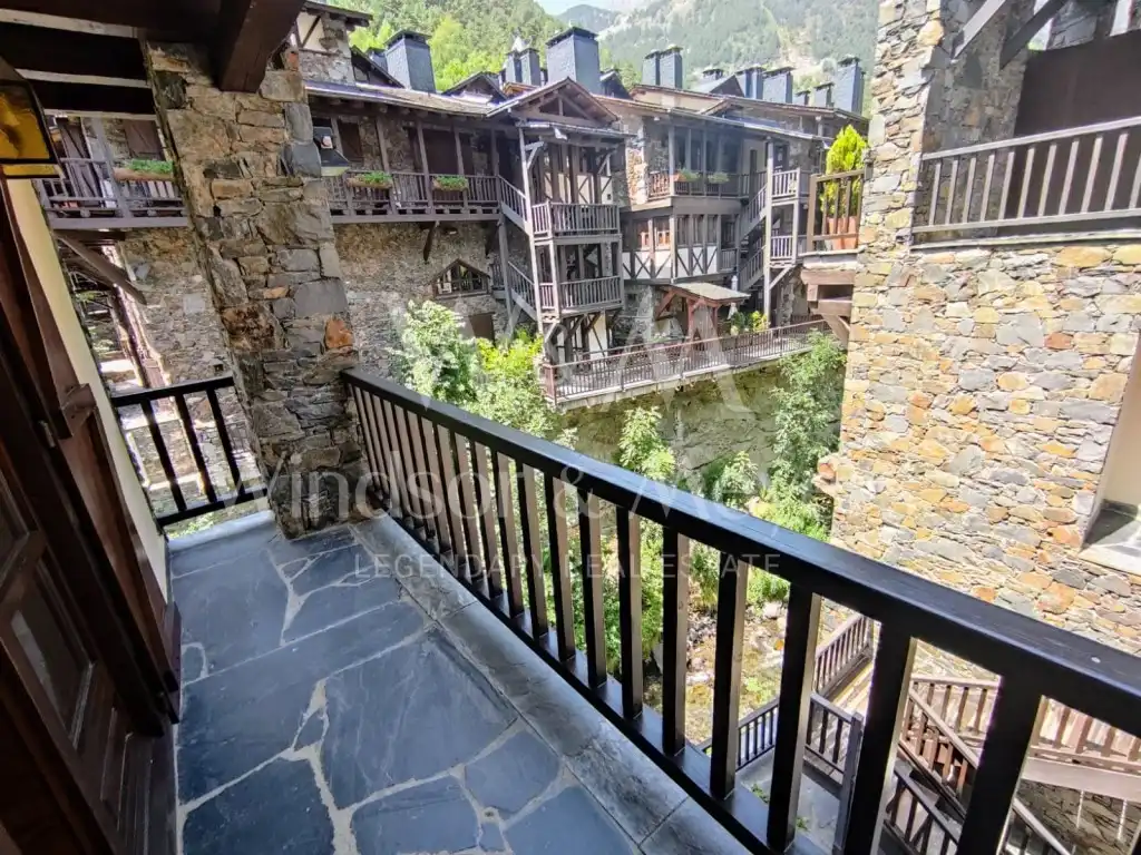 Terrasse von Wohnung zur Miete in La Massana mit Heizung