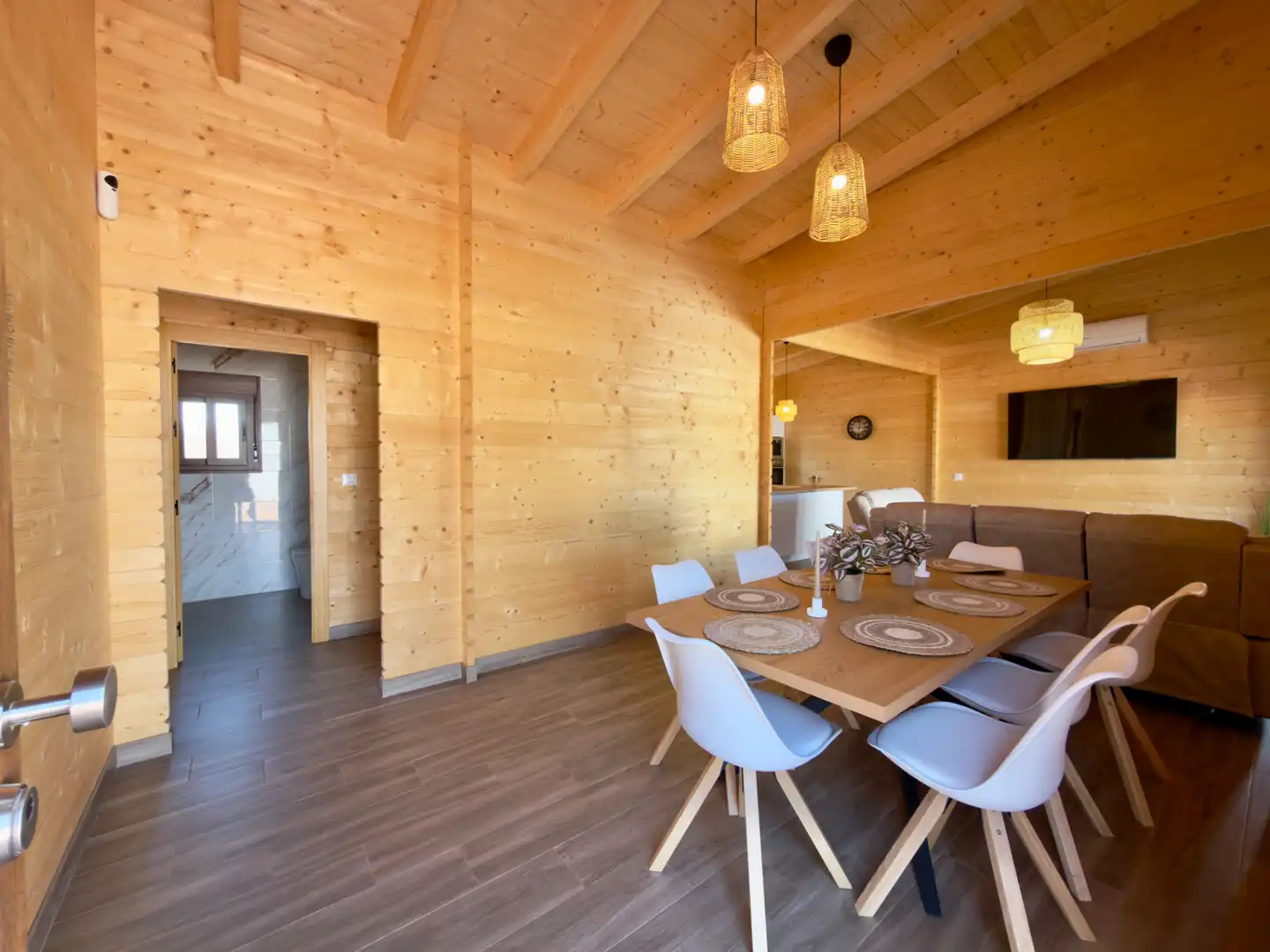 Comedor de Casa o chalet de alquiler en Chiclana de la Frontera con Aire acondicionado, Calefacción y Terraza