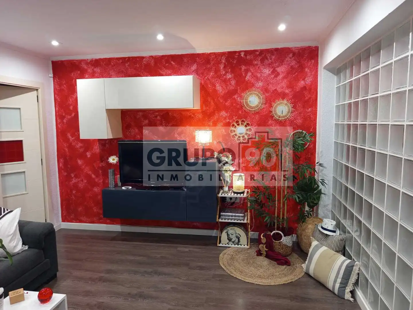Sala de estar de Piso en venta en Valencia con Aire acondicionado y Balcón