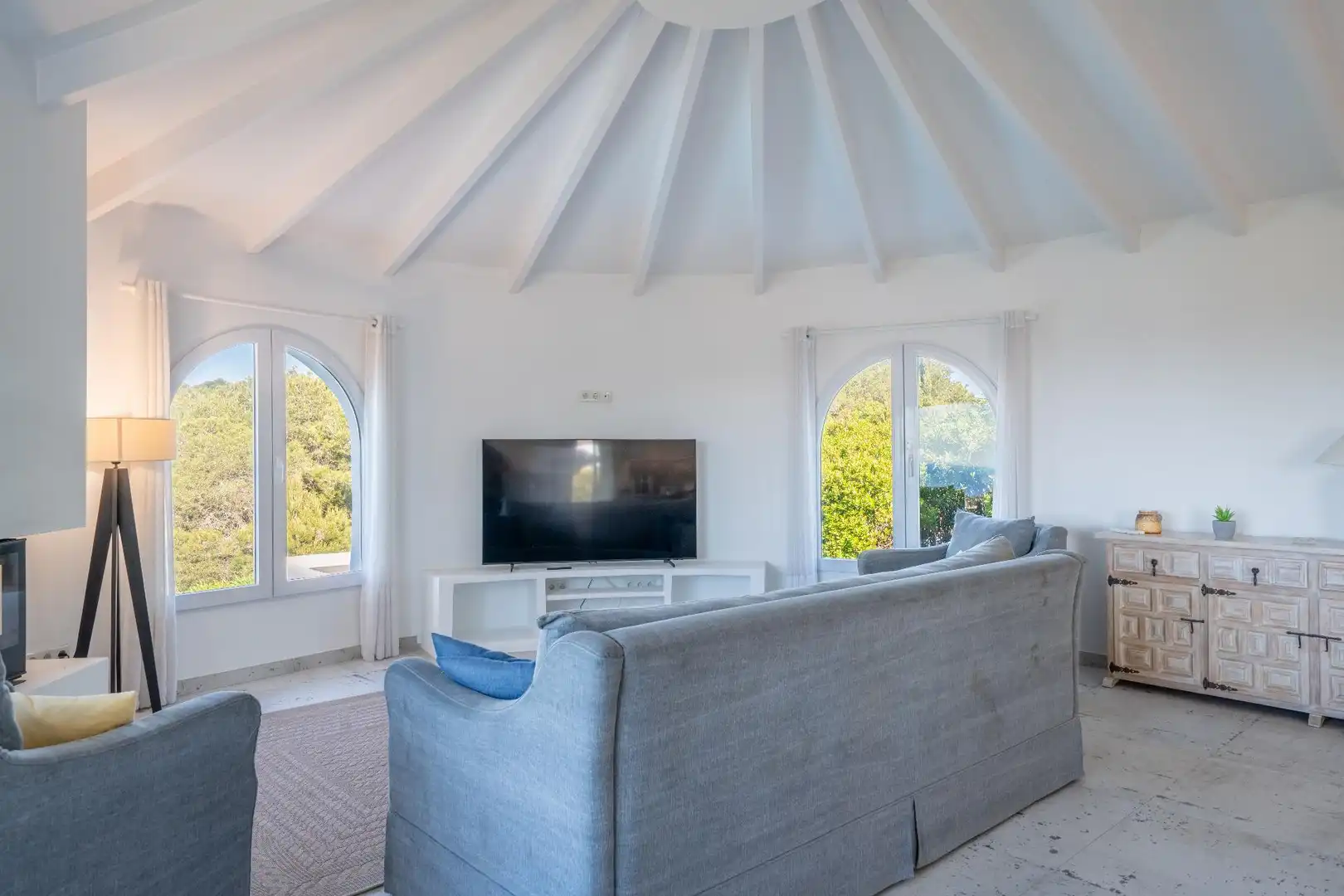 Living room of Houses for sale in Jávea / Xàbia  with Air Conditioner, Heating and Private garden