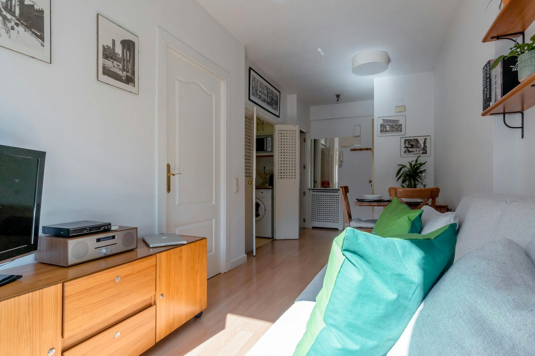 Bedroom of Flat to rent in  Madrid Capital  with Air Conditioner, Heating and Furnished