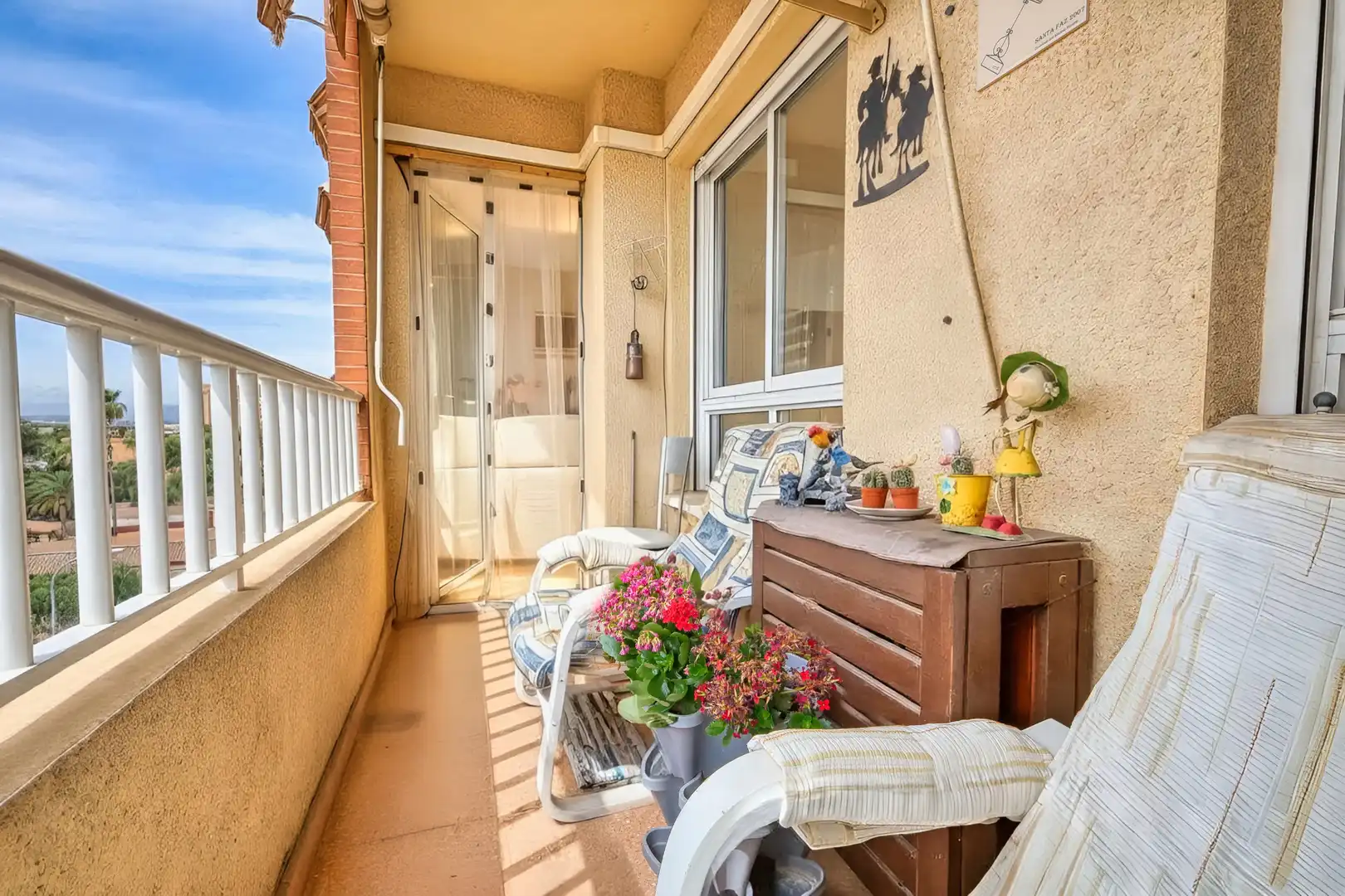Terraza de Piso en venta en Alicante / Alacant con Aire acondicionado, Calefacción y Parquet