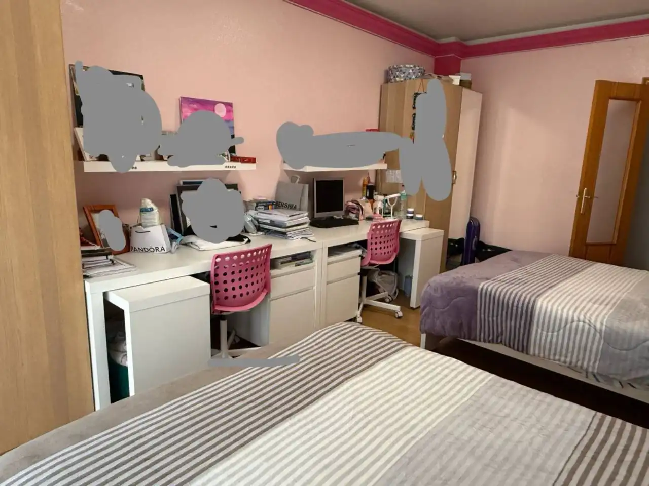 Bedroom of Flat for sale in Archena  with Air Conditioner and Balcony
