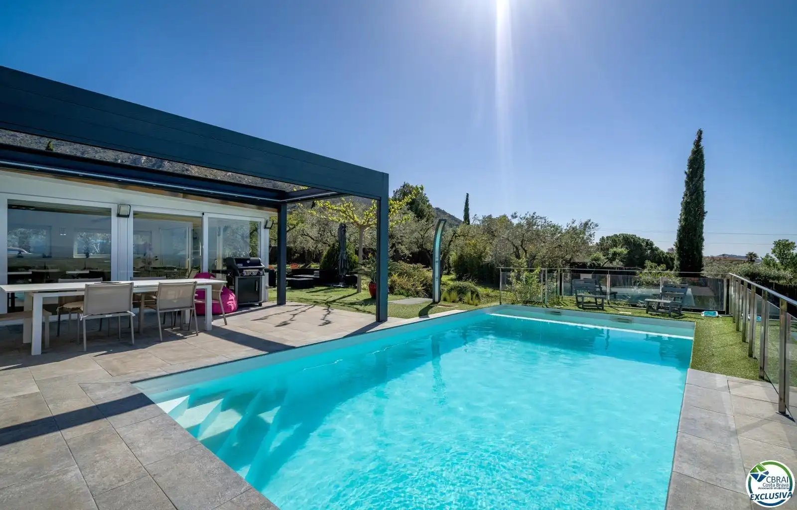 Piscina de Casa o xalet en venda en Palau-saverdera amb Aire condicionat, Calefacció i Terrassa