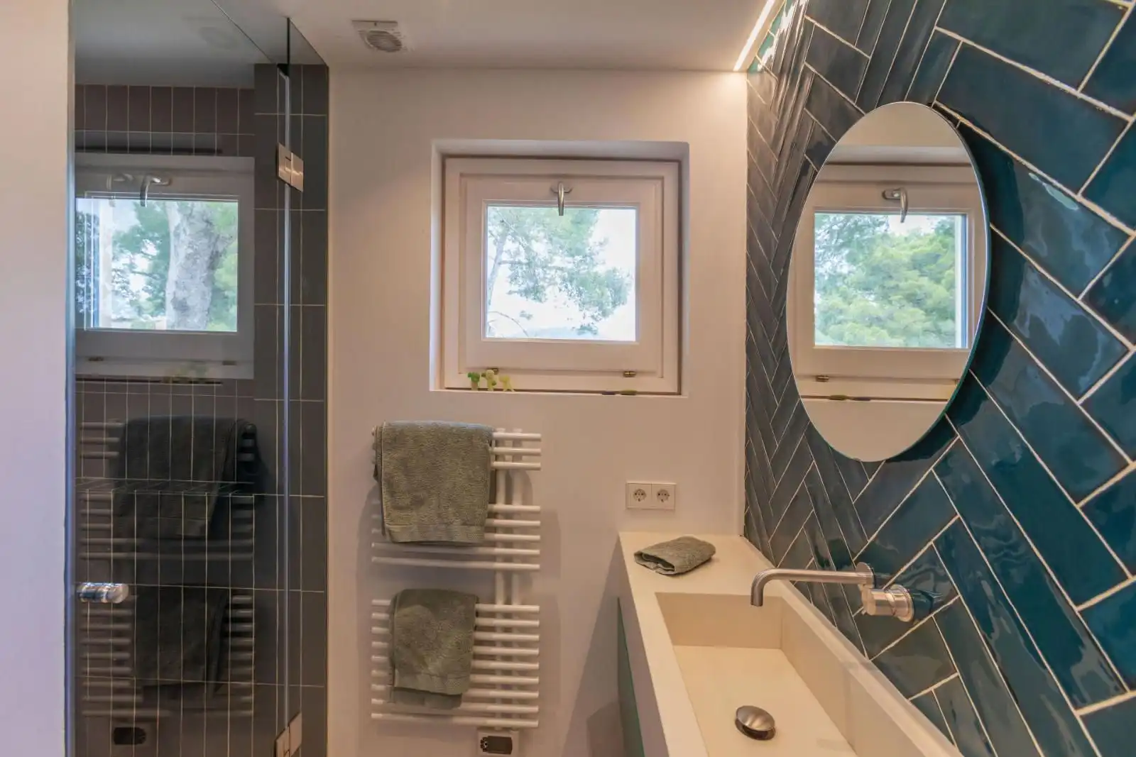 Badezimmer von Wohnungen zum Verkauf in Palafrugell mit Heizung, Terrasse und Möbliert