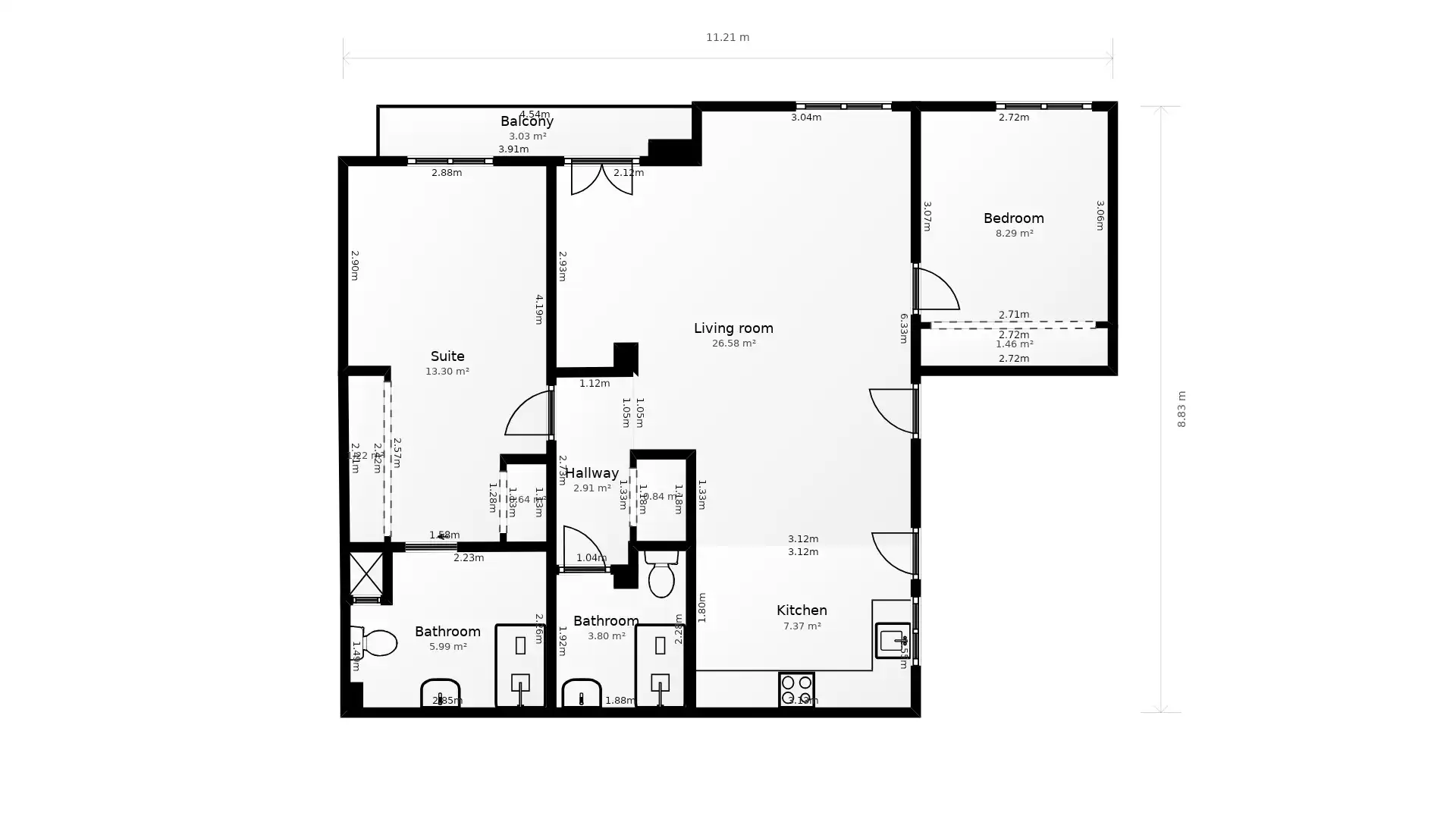 Apartamento en venta en Valencia con Aire acondicionado y Balcón