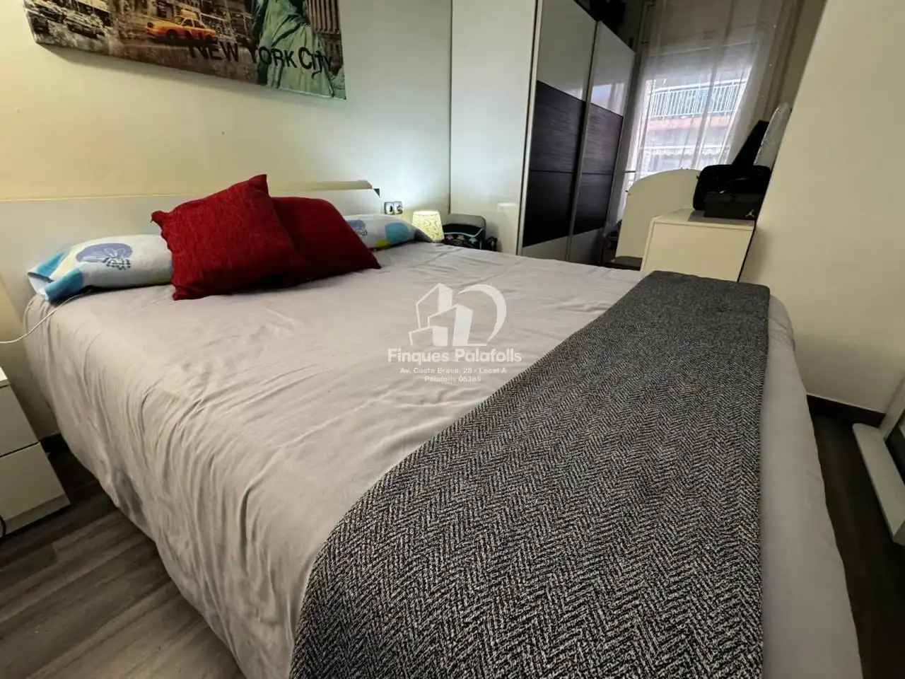 Bedroom of Flat for sale in Blanes  with Heating, Parquet flooring and Terrace