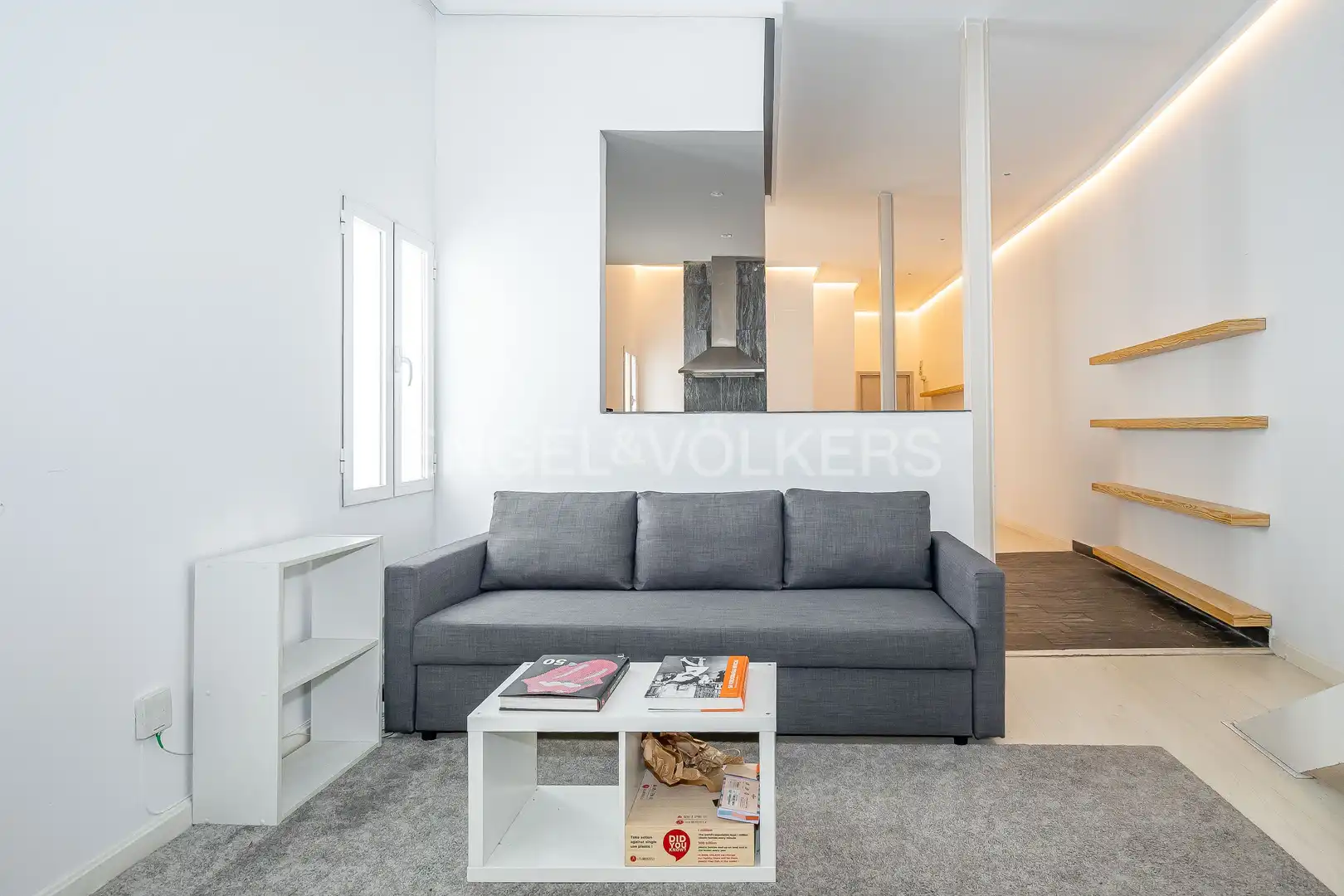 Wohnzimmer von Wohnung zum Verkauf in Madrid mit Heizung und Balkon