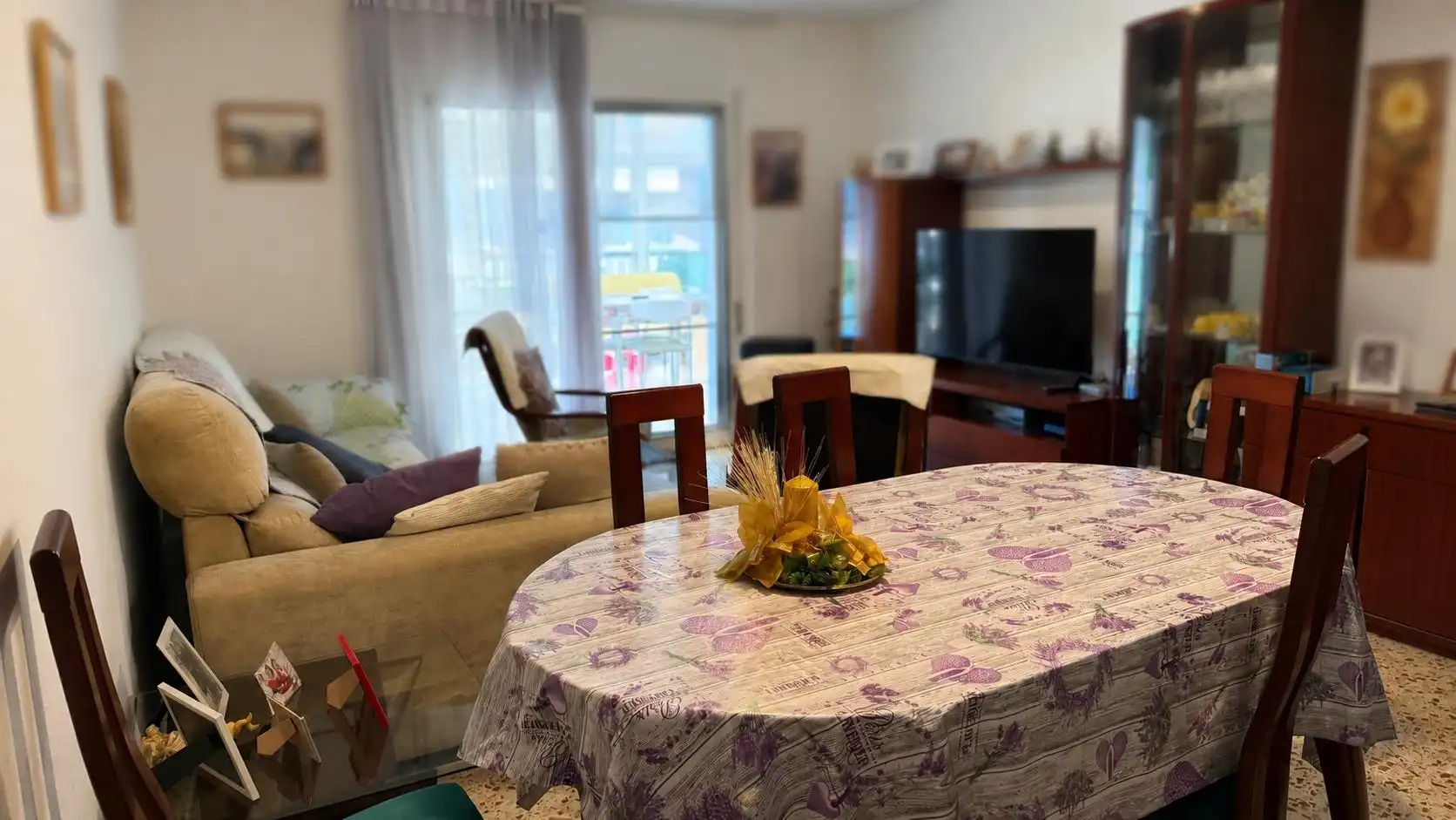 Sala de estar de Piso en venta en Amposta con Aire acondicionado, Terraza y Balcón