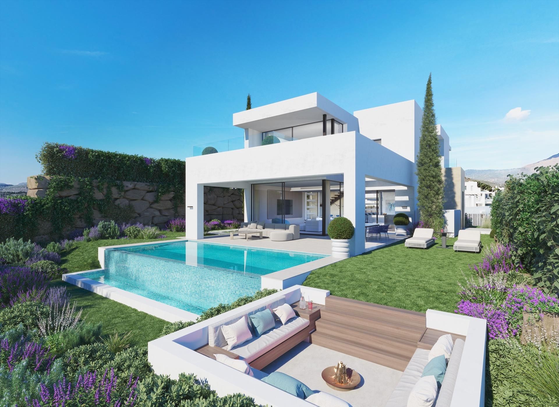 Jardín de Casa o chalet en venta en Estepona con Aire acondicionado, Jardín privado y Terraza