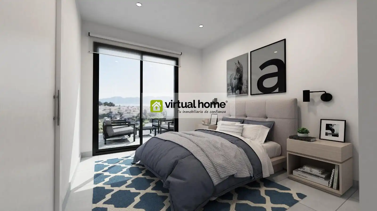 Dormitori de Casa o xalet en venda en La Nucia amb Aire condicionat, Parquet i Terrassa