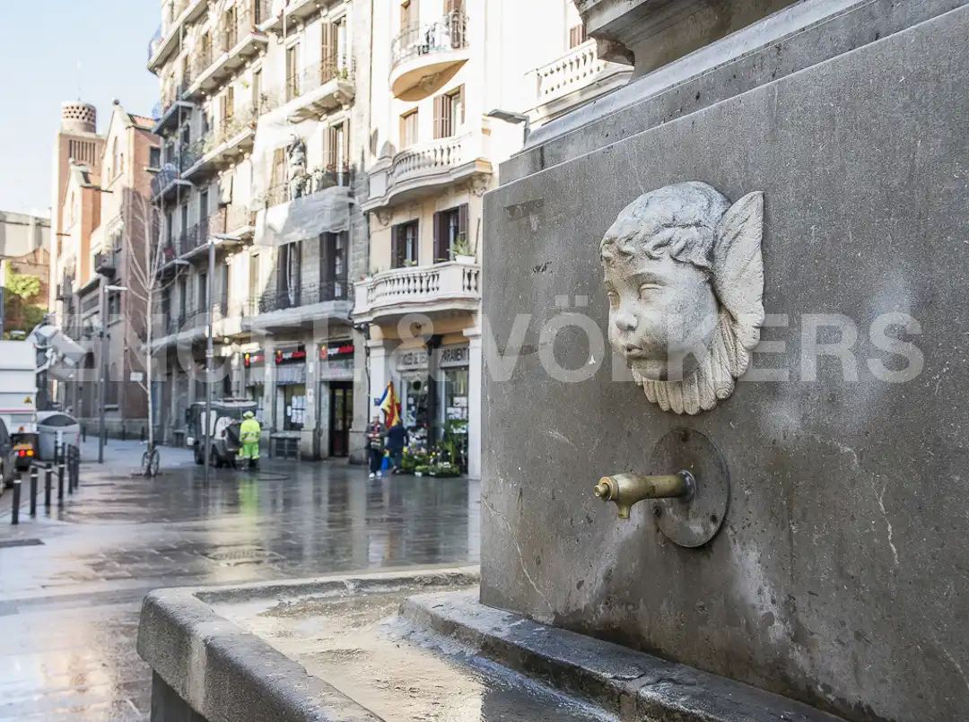 Exterior view of Flat for rent in Barcelona  with Air Conditioner, Heating and Furnished