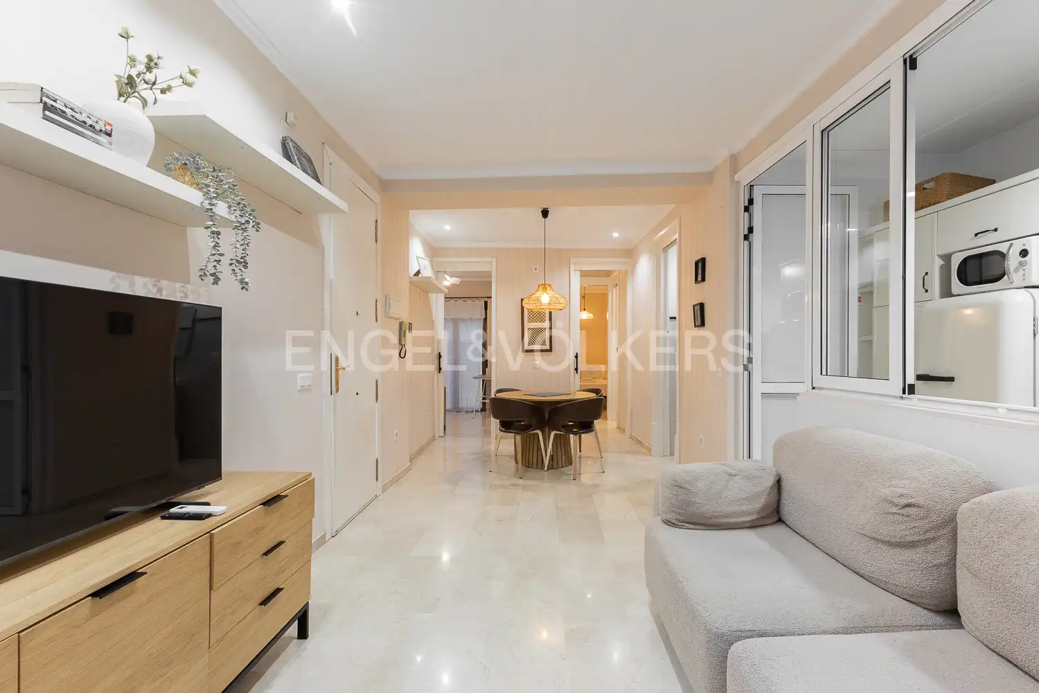 Sala de estar de Piso en venta en Valencia con Aire acondicionado, Calefacción y Balcón