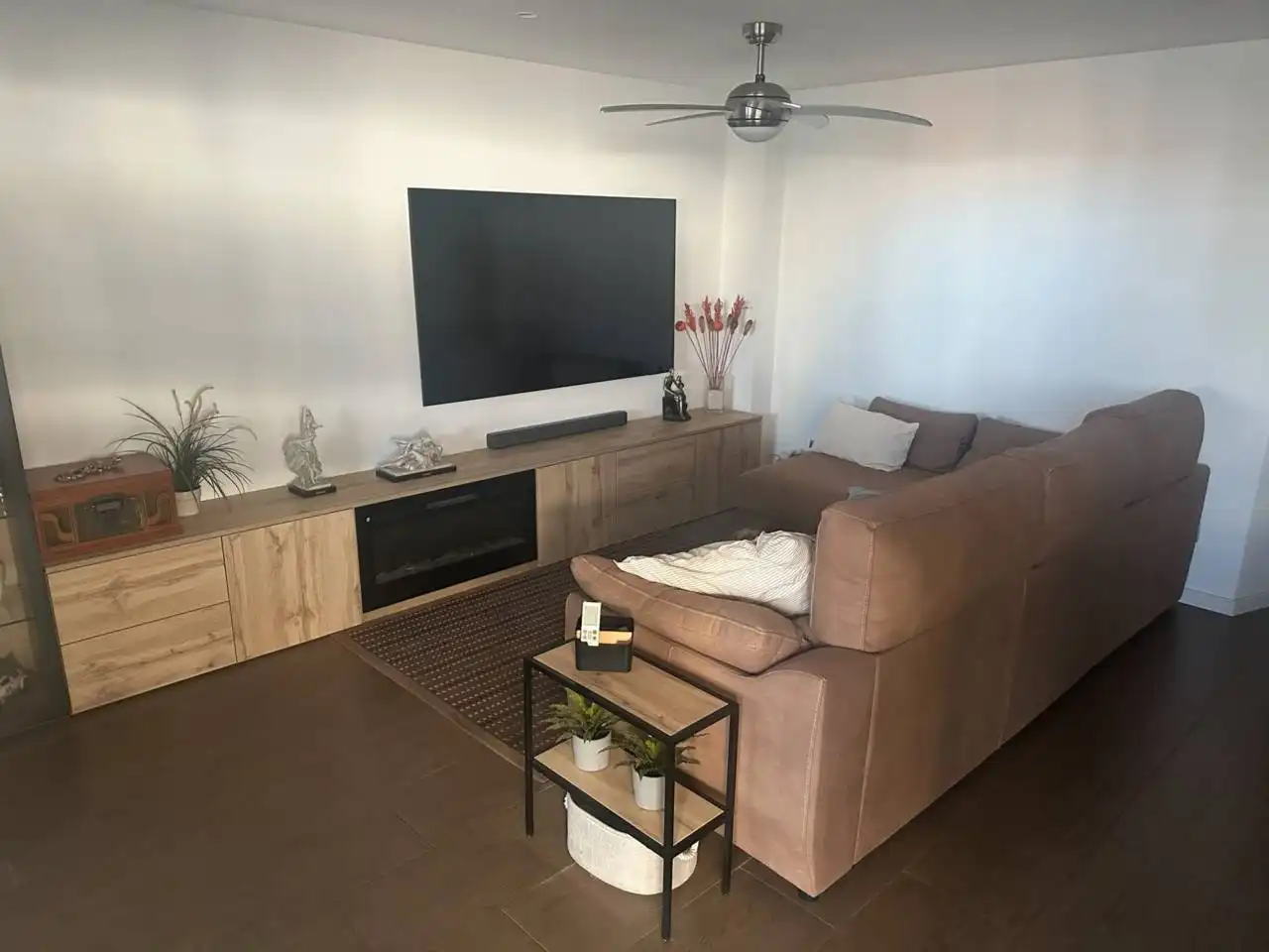 Living room of Attic for sale in Valencia  with Air Conditioner, Parquet flooring and Terrace