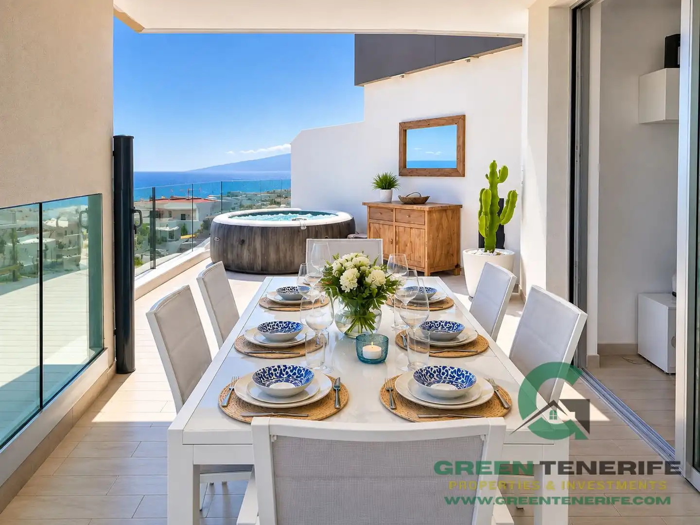 Terraza de Piso en venta en Adeje con Aire acondicionado, Terraza y Piscina