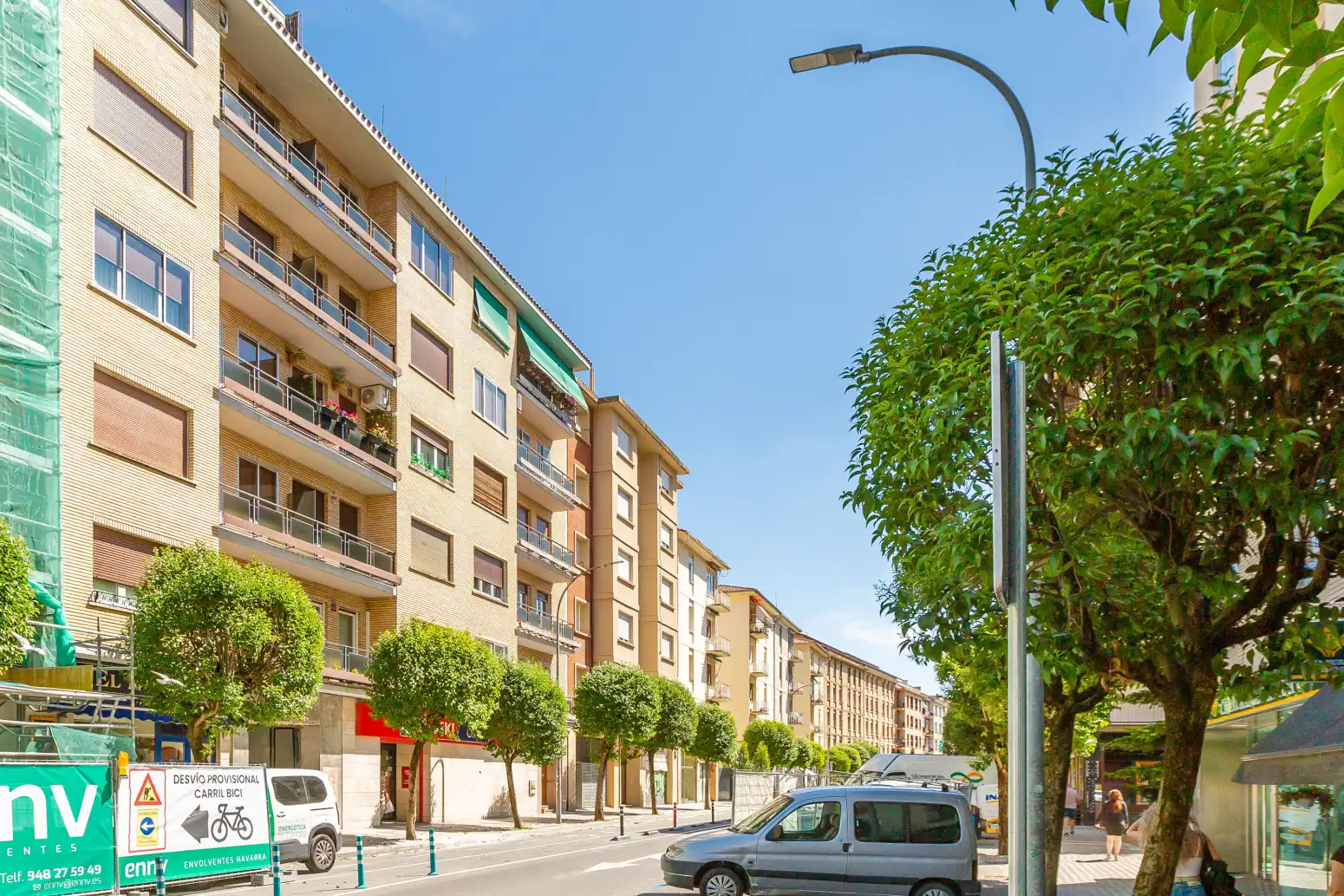 Vista exterior de Ático en venta en  Pamplona / Iruña con Parquet, Terraza y Balcón
