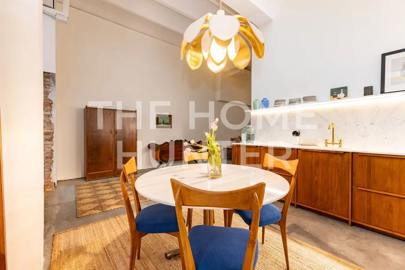Esszimmer von Loft zum Verkauf in Barcelona mit Klimaanlage, Heizung und Möbliert