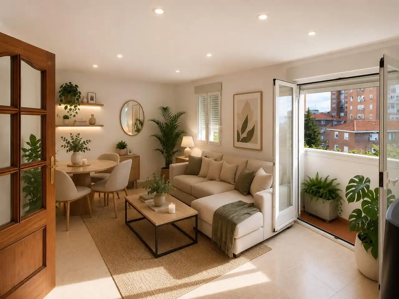 Sala de estar de Piso en venta en Madrid