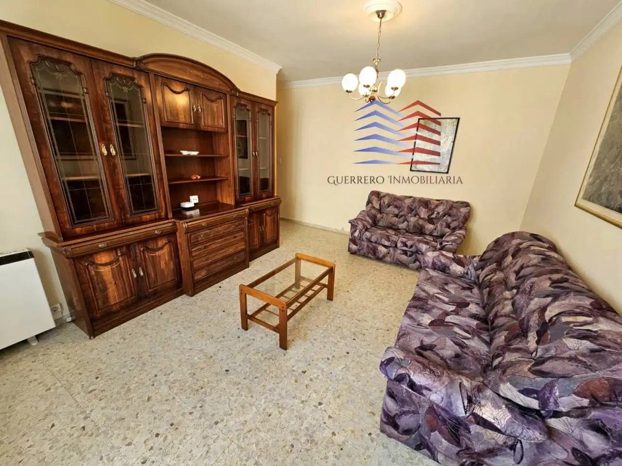 Living room of Flat for rent in Ourense Capital   with Heating, Furnished and Balcony