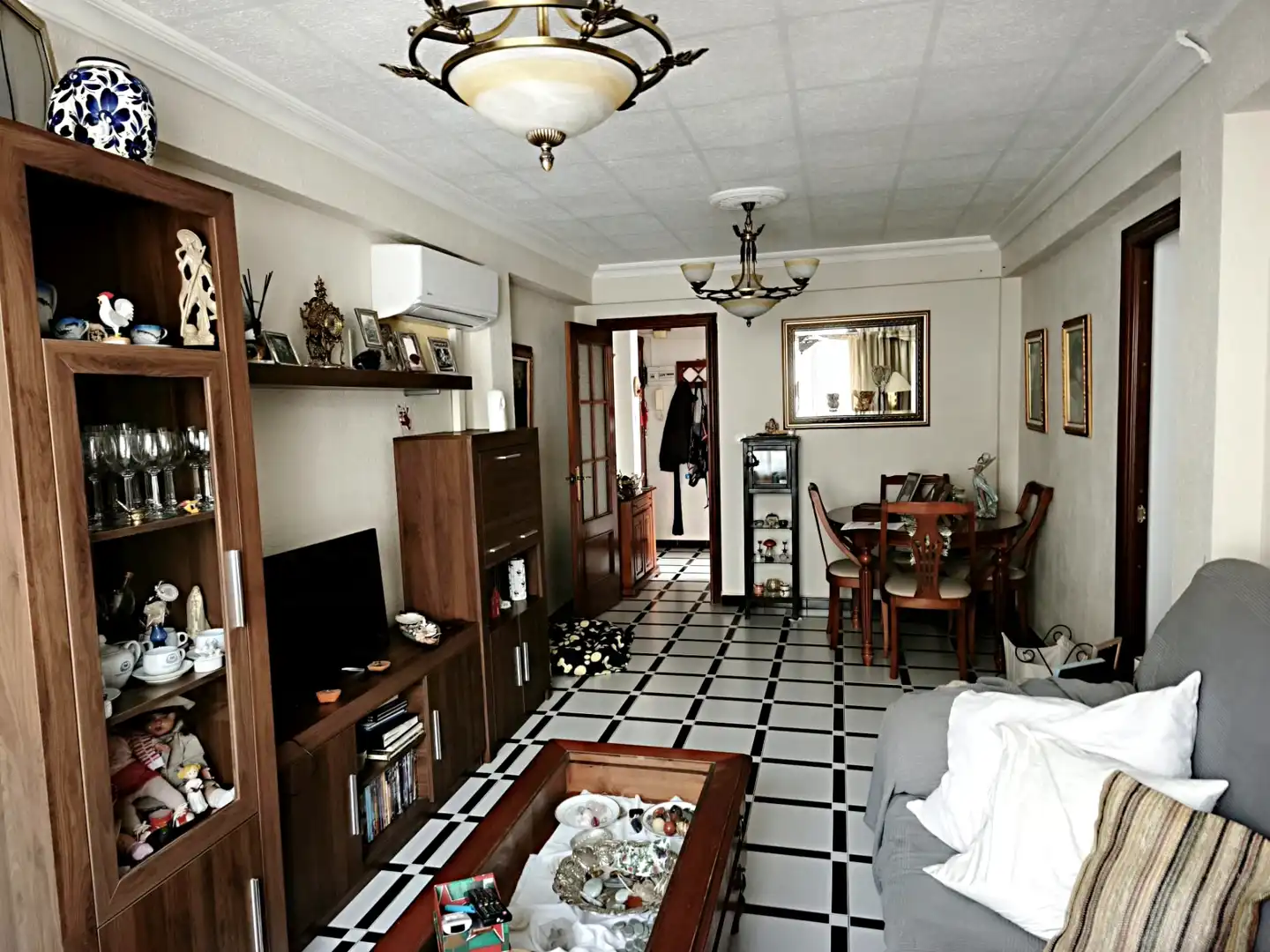 Sala de estar de Piso en venta en Ciudad Jardín