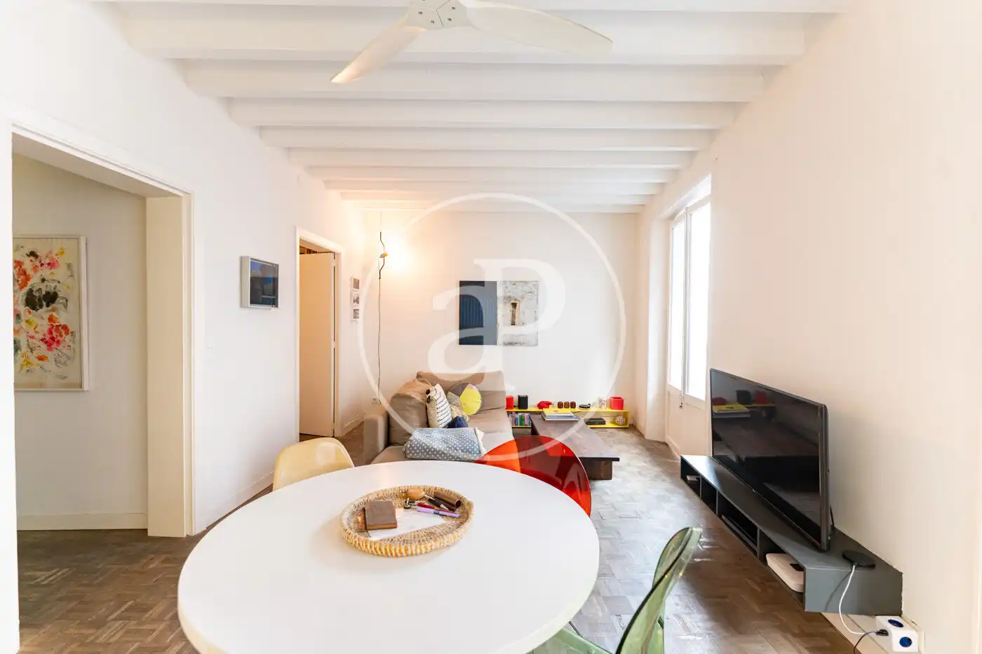 Wohnzimmer von Wohnung zum Verkauf in  Palma de Mallorca mit Heizung, Abstellraum und Balkon