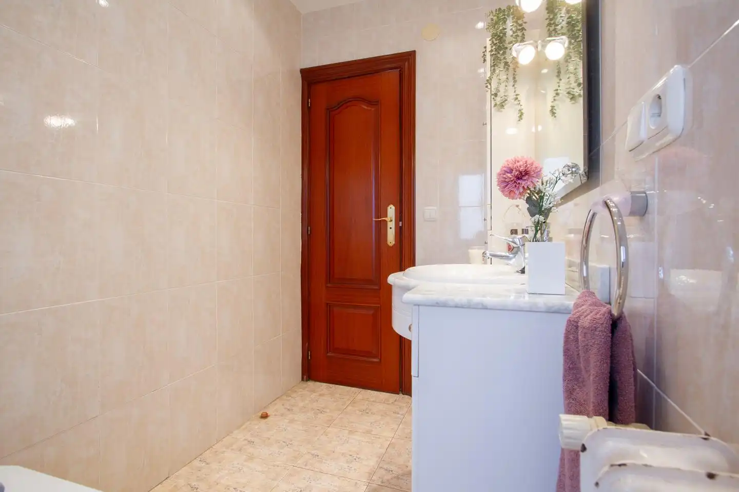 Baño de Ático en venta en Ansoáin / Antsoain con Calefacción, Terraza y Amueblado