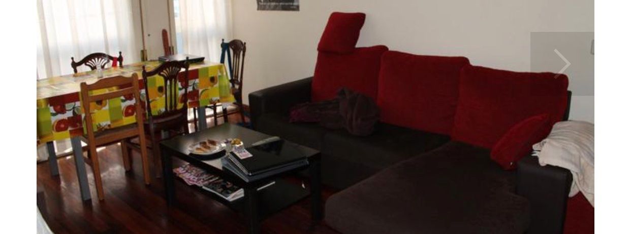 Living room of Flat to rent in Santiago de Compostela   with Furnished