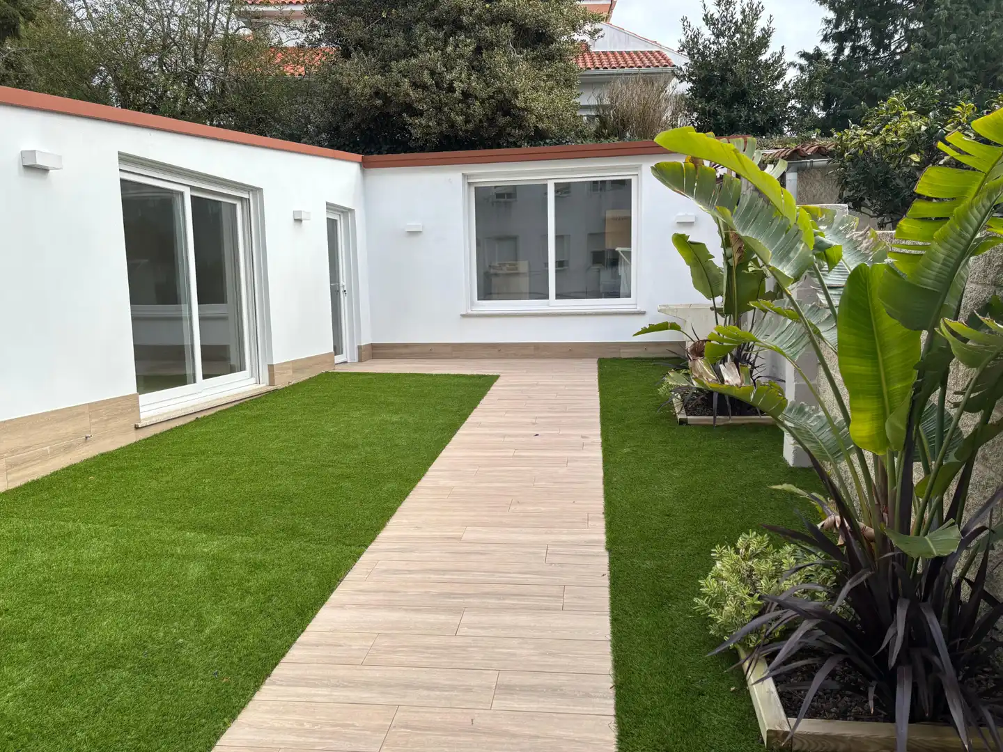 Terrace of Flat for sale in Vilagarcía de Arousa  with Heating, Private garden and Storage room