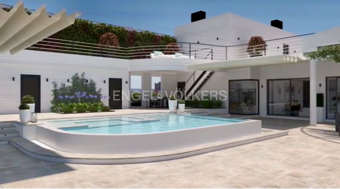 Swimming pool of Attic for sale in  Madrid Capital  with Air Conditioner, Heating and Terrace