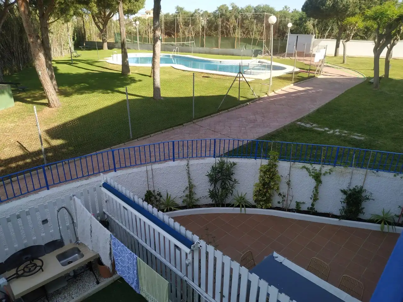 Piscina de Pis de lloguer en Sanlúcar de Barrameda amb Aire condicionat, Calefacció i Terrassa