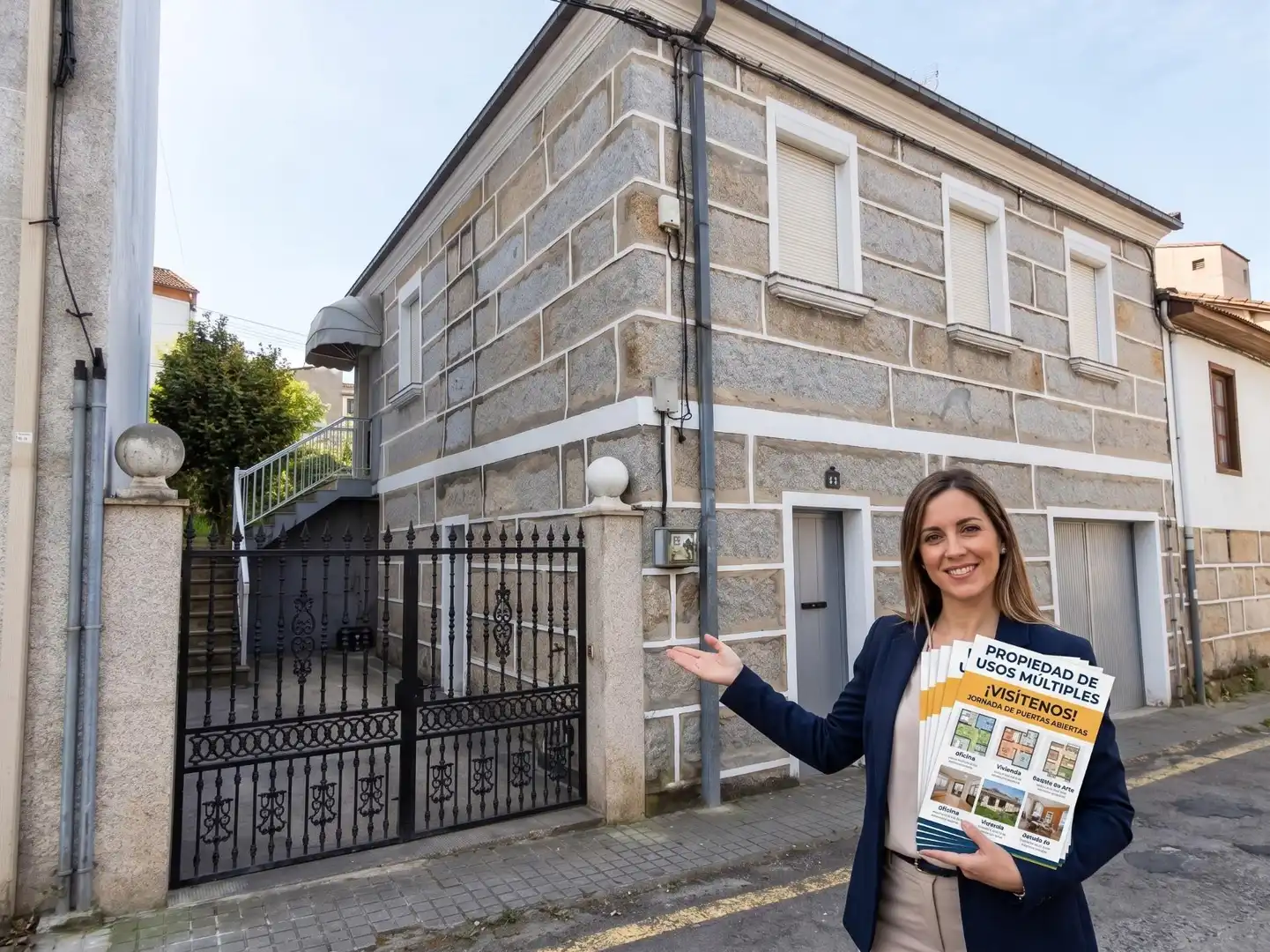 Exterior view of Houses for sale in Ourense Capital   with Furnished