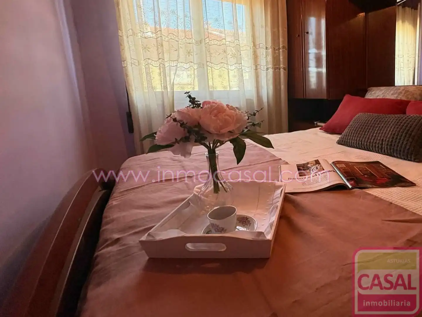 Bedroom of Houses for sale in Mieres (Asturias)  with Heating and Furnished