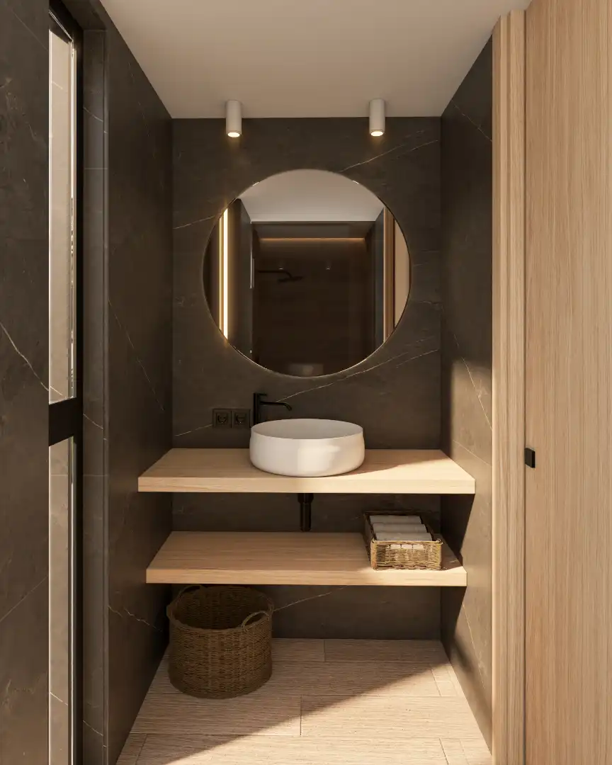 Baño de Casa o chalet en venta en Els Pallaresos con Aire acondicionado, Calefacción y Jardín privado