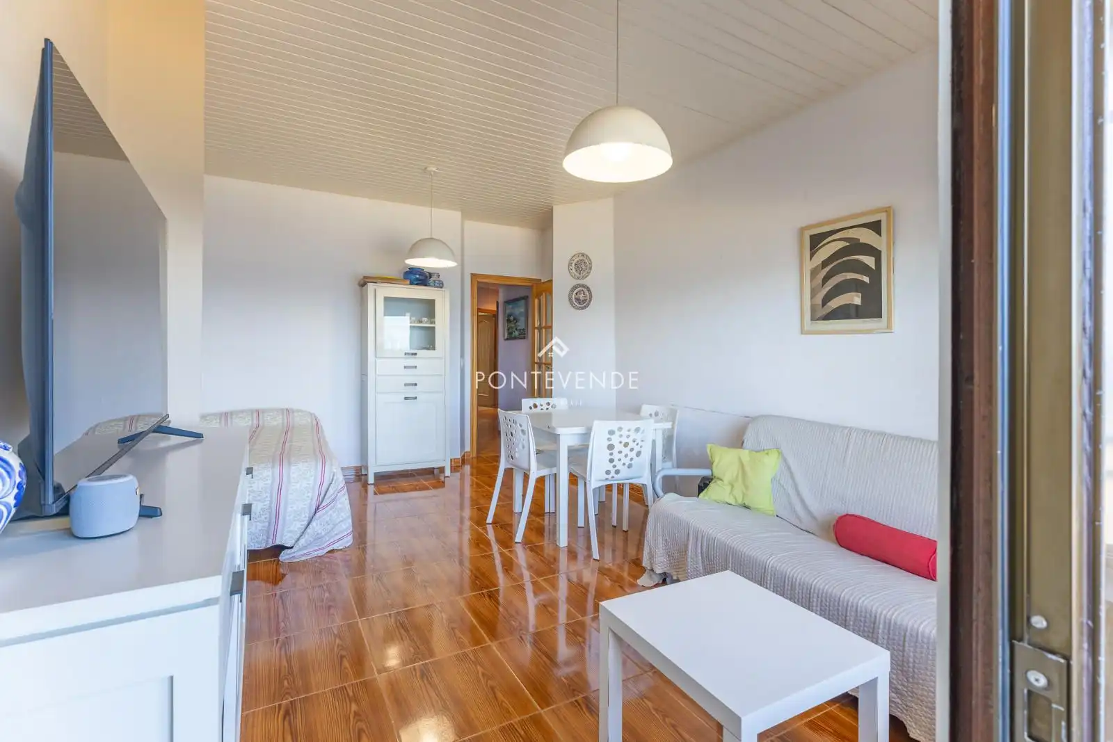 Sala de estar de Piso en venta en Bueu con Terraza