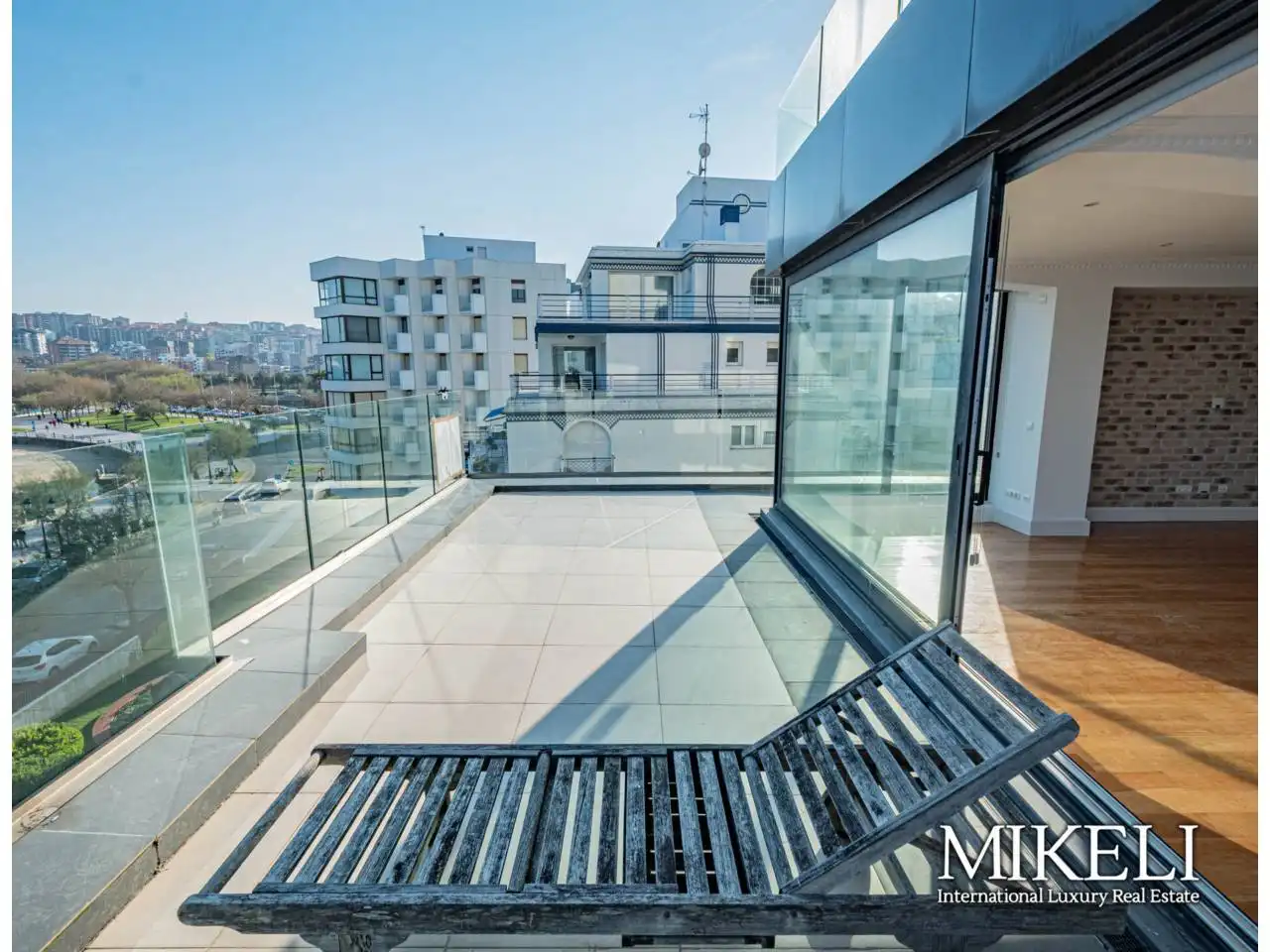 Terrasse von Wohnung zum Verkauf in Santander mit Heizung, Parkett und Terrasse