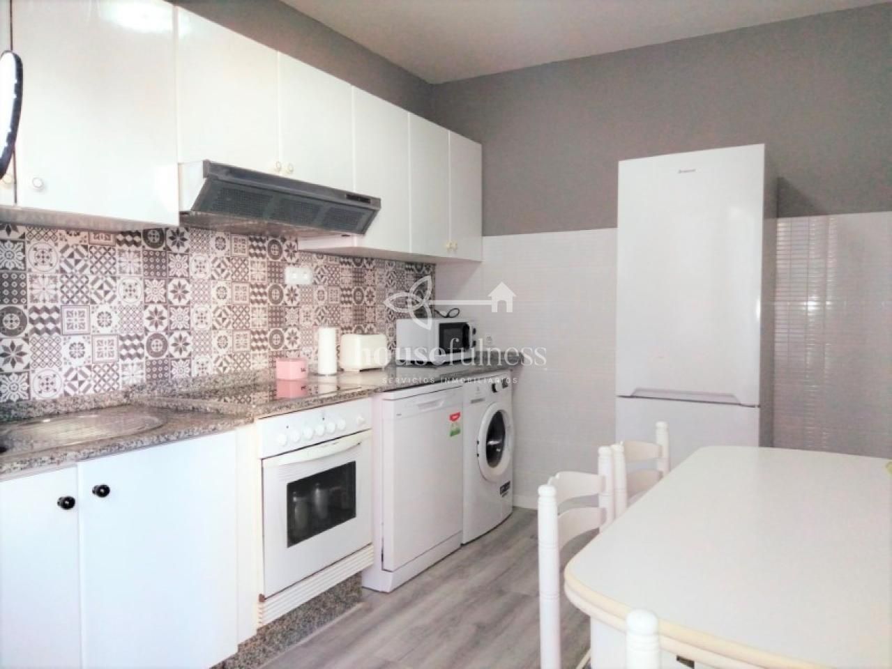 Kitchen of Flat to rent in Ferrol  with Heating and Furnished
