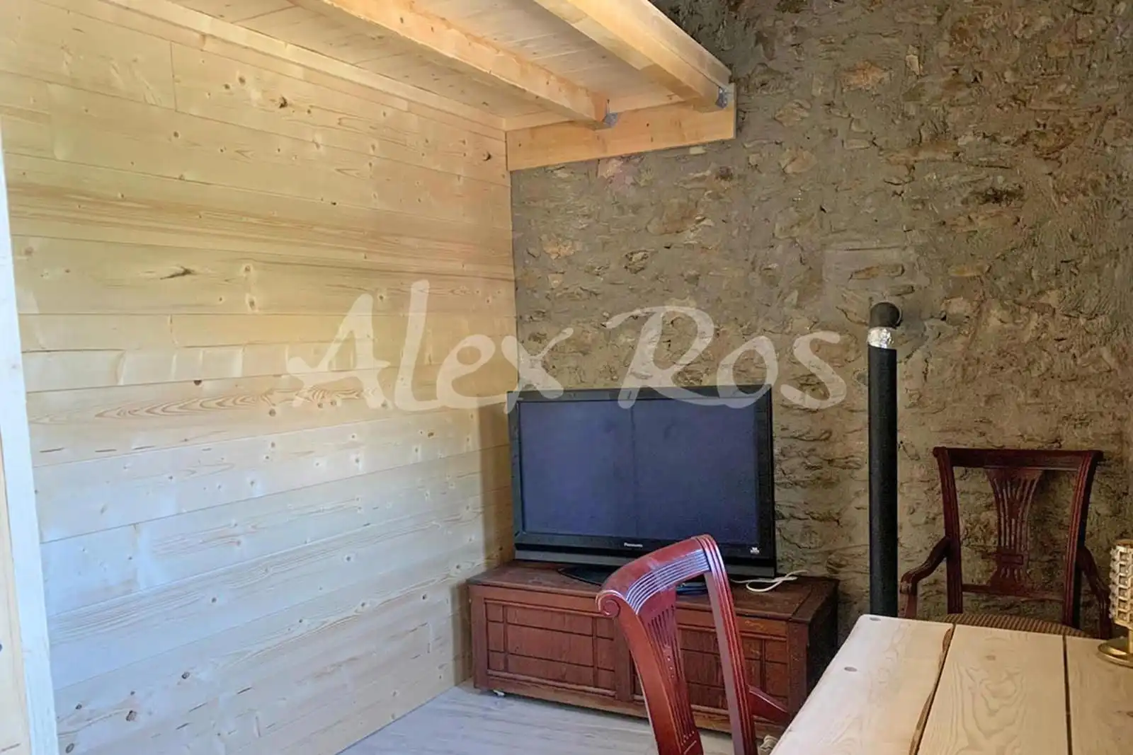 Sala de estar de Casa o chalet en venta en Llo con Terraza y Trastero