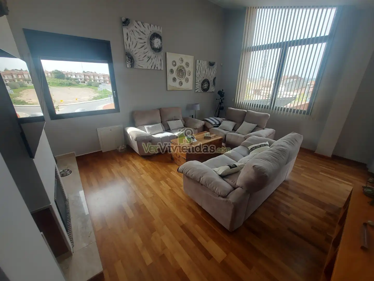 Sala d'estar de Casa o xalet en venda en Piera amb Aire condicionat, Calefacció i Jardí privat