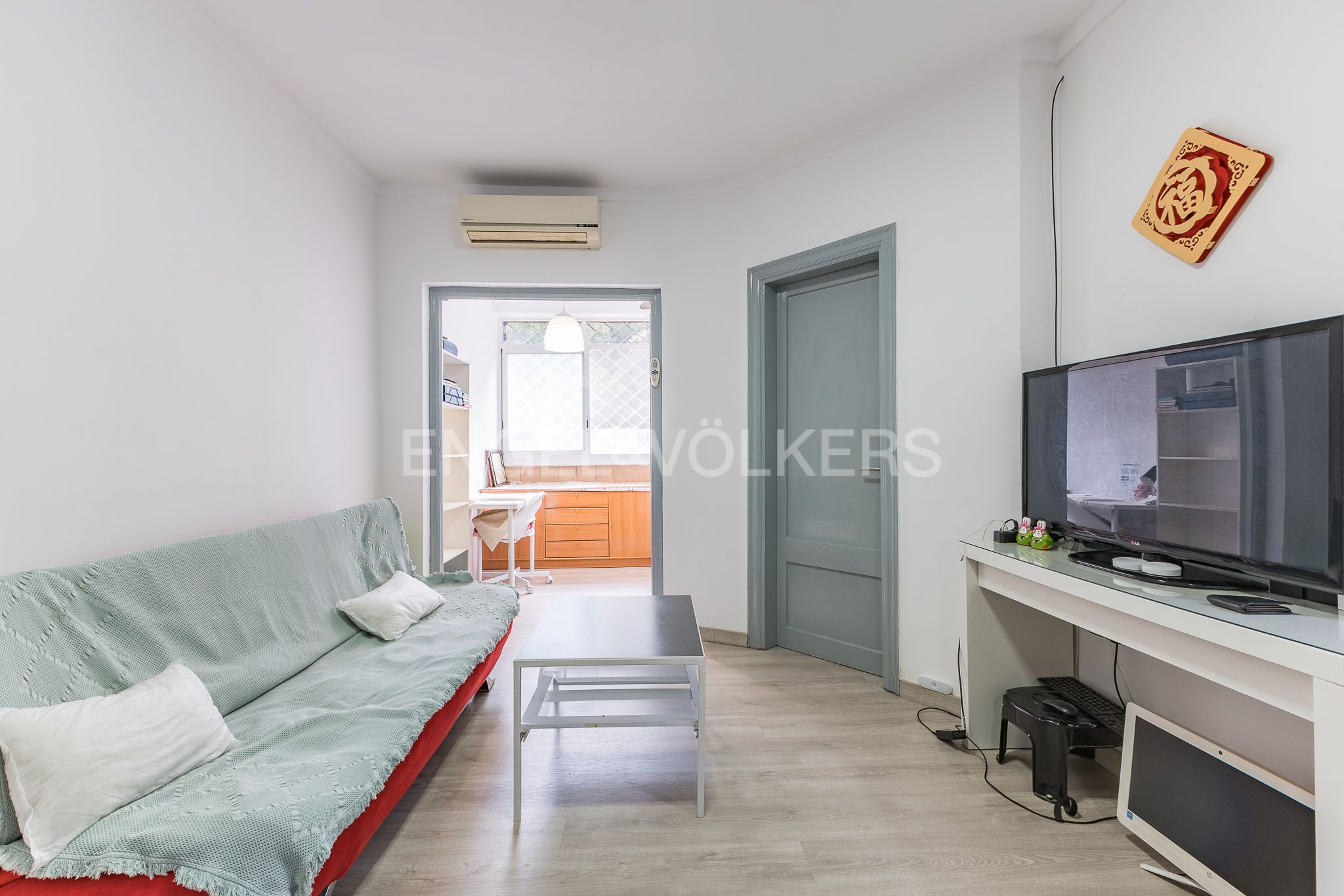 Living room of Apartment for sale in  Barcelona Capital  with Air Conditioner and Heating