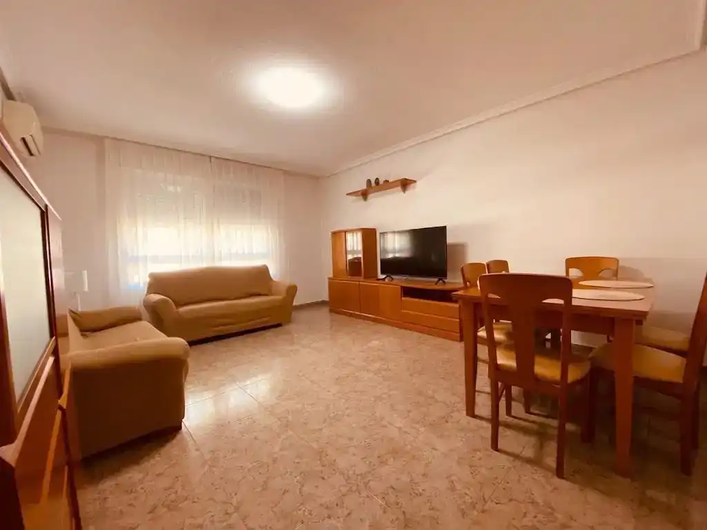 Wohnzimmer von Wohnung zur Miete in Cartagena mit Klimaanlage und Balkon