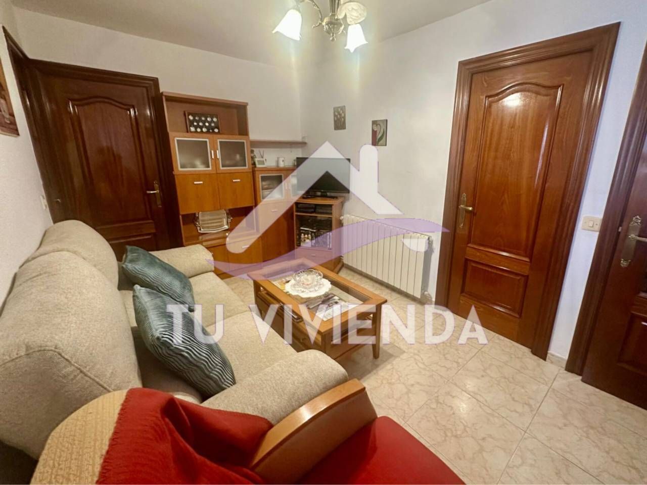 Living room of Flat for sale in Palencia Capital  with Storage room and Furnished