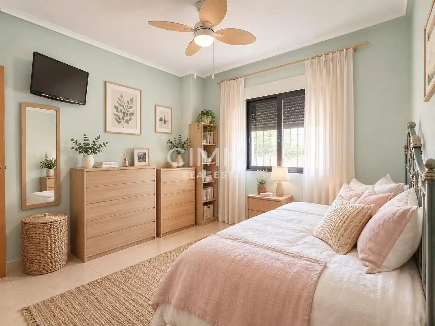 Schlafzimmer von Erdgeschoss zum Verkauf in Villajoyosa / La Vila Joiosa mit Privatgarten, Terrasse und Schwimmbad