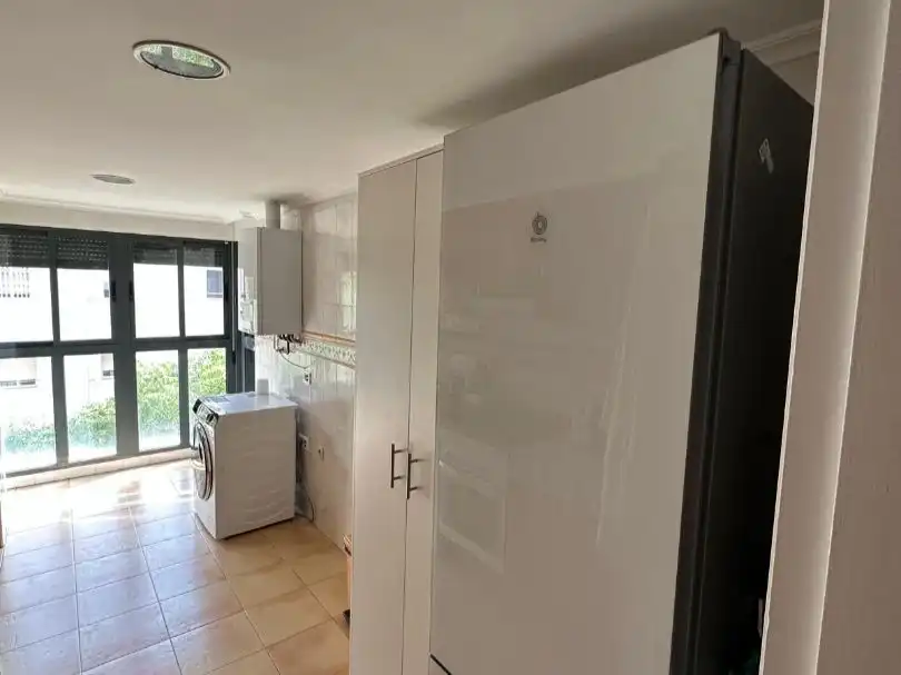 Kitchen of Flat for rent in  Valencia Capital  with Air Conditioner
