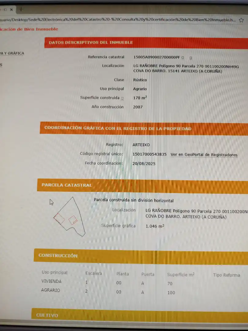 Casa o xalet en venda a Lugar de Rañobre, Oseiro