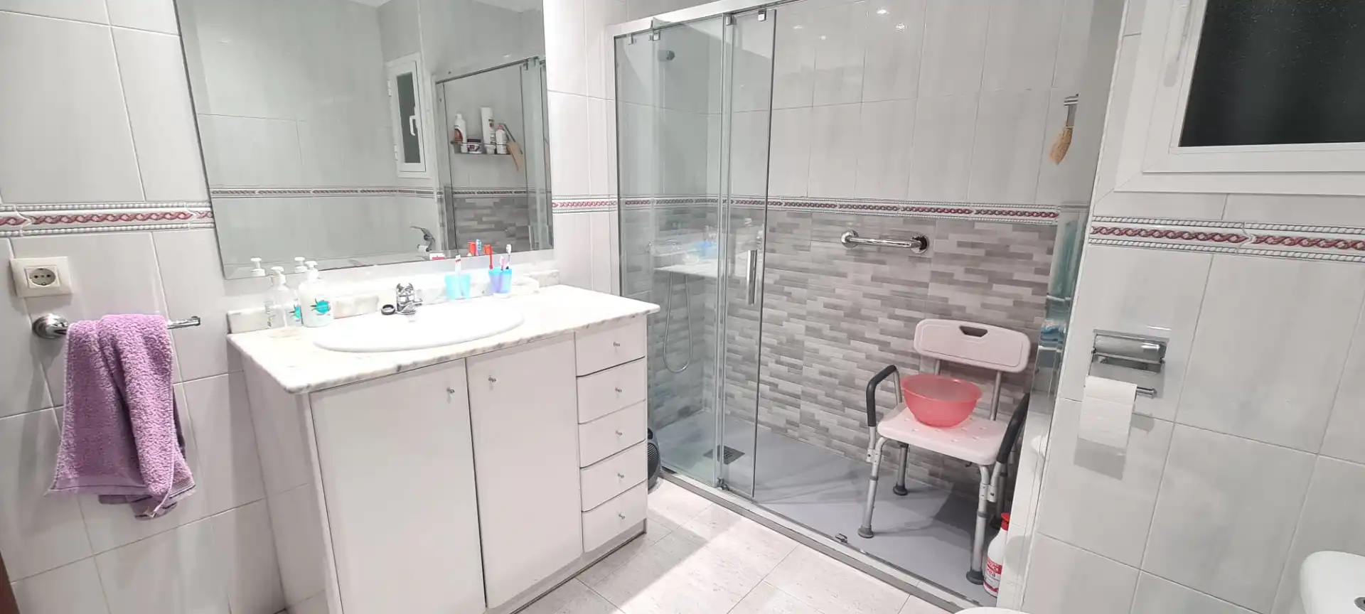 Baño de Casa adosada en venta en Blanes con Calefacción, Terraza y Trastero
